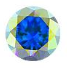 Faceted Gem in Titanium Bezel Setting - Threadless
