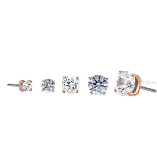 Tiffany Prong 18k Rose Gold