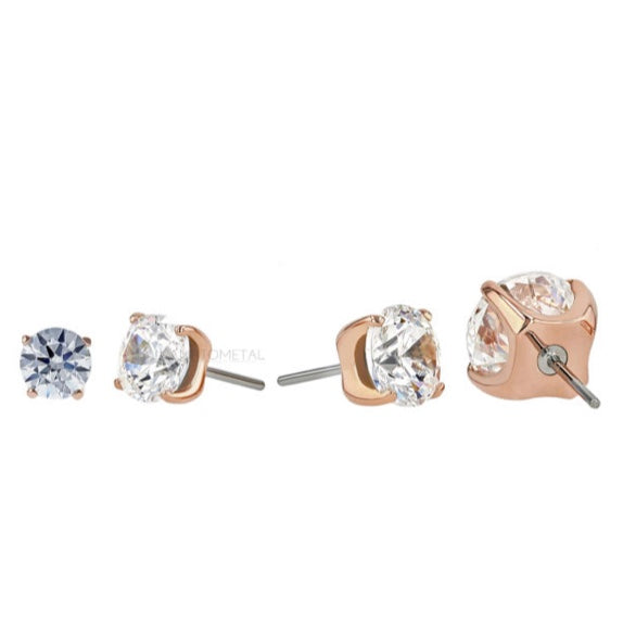 Tiffany Prong 18k Rose Gold