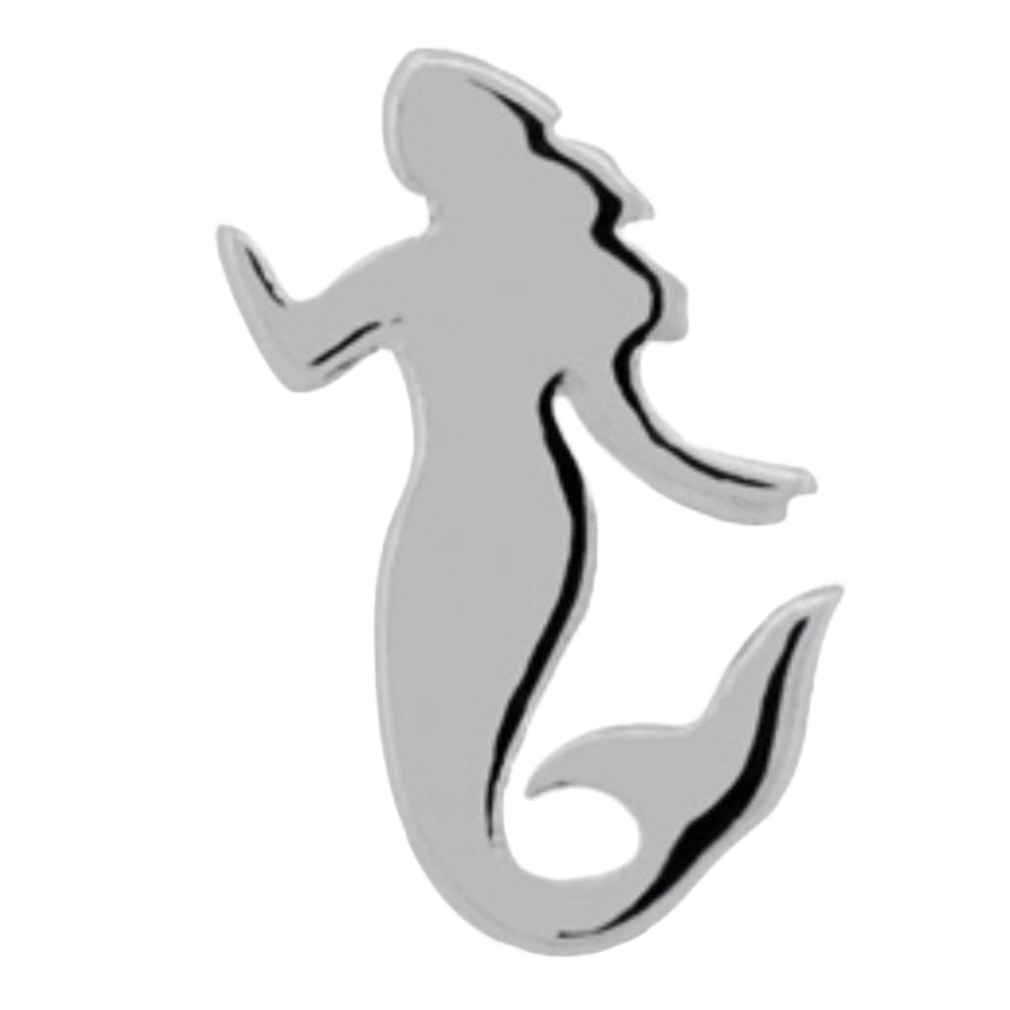 Mermaid - Titanium - Threadless