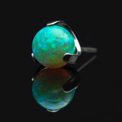 Prong Set Round Opals & Stones - Threaded