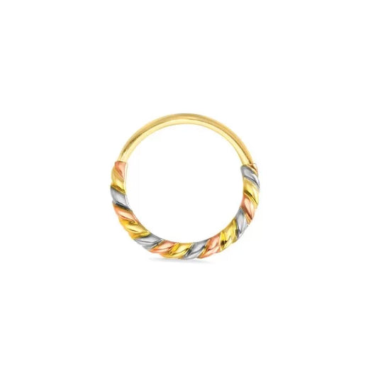 3 Color Twisted Seam Ring