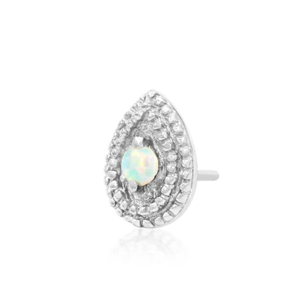 Double Milgrain Gem Pear