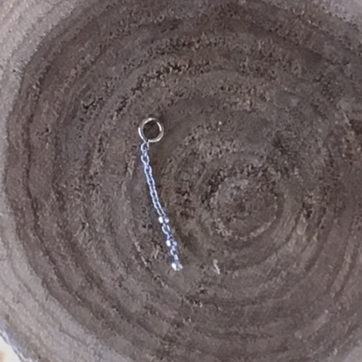 Three Bead Chain Dangle