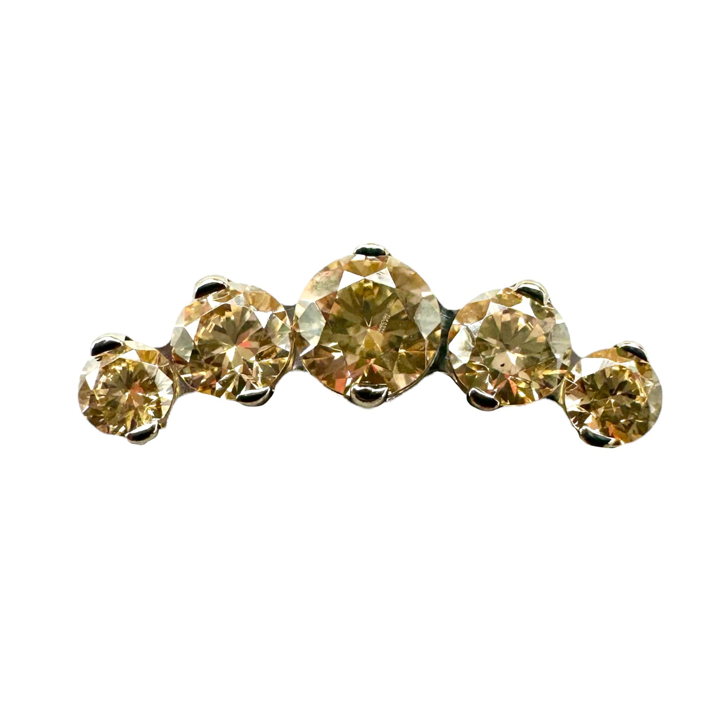 Prium - Single Row - Faceted Gems