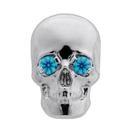 Gem Skull 3D - Titanium - Threadless