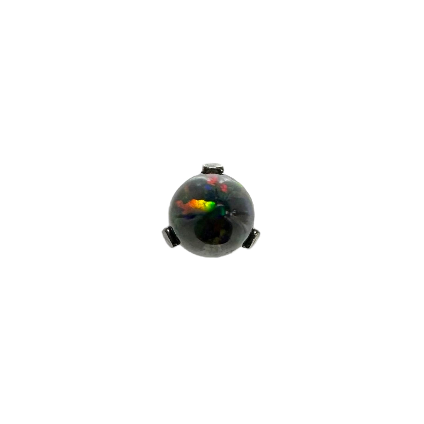 Prong Set Opal & Stone Bullet - Threaded