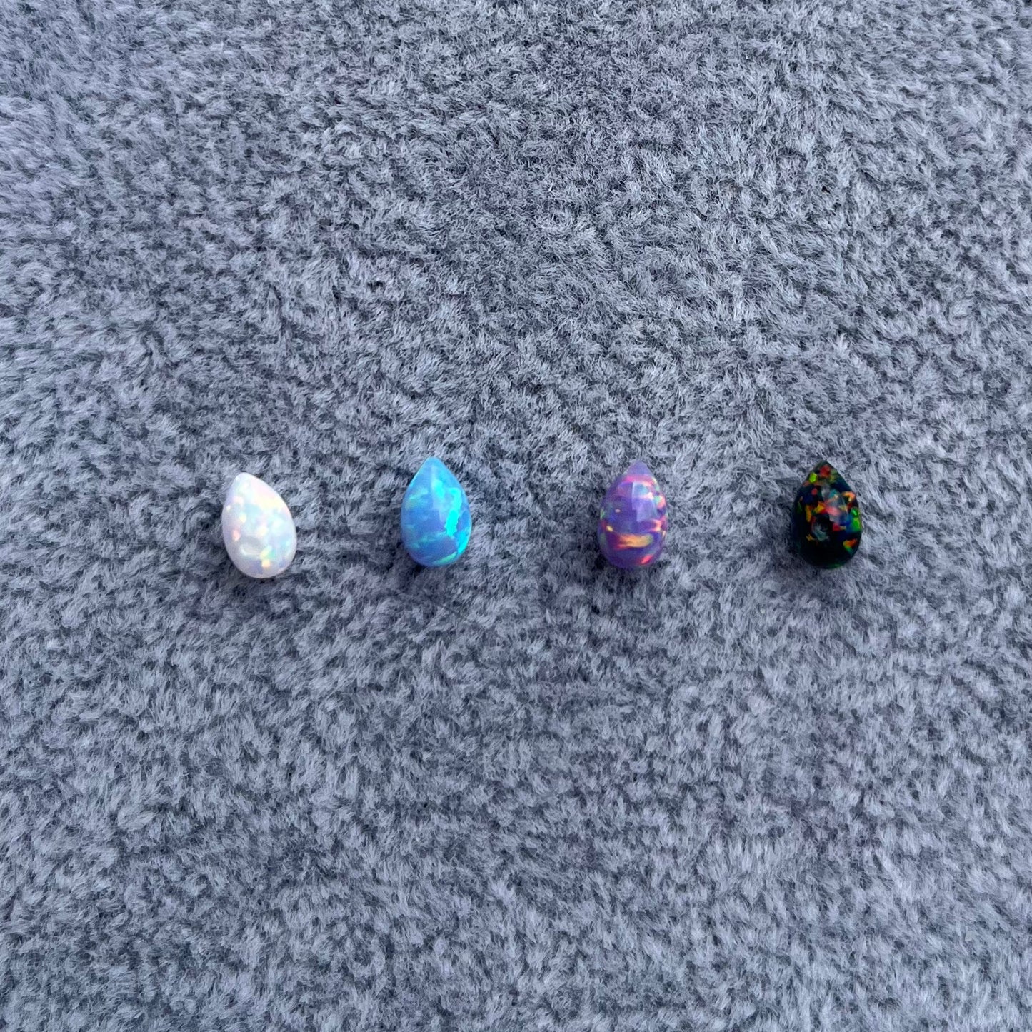 Teardrop Opal Captive Bead