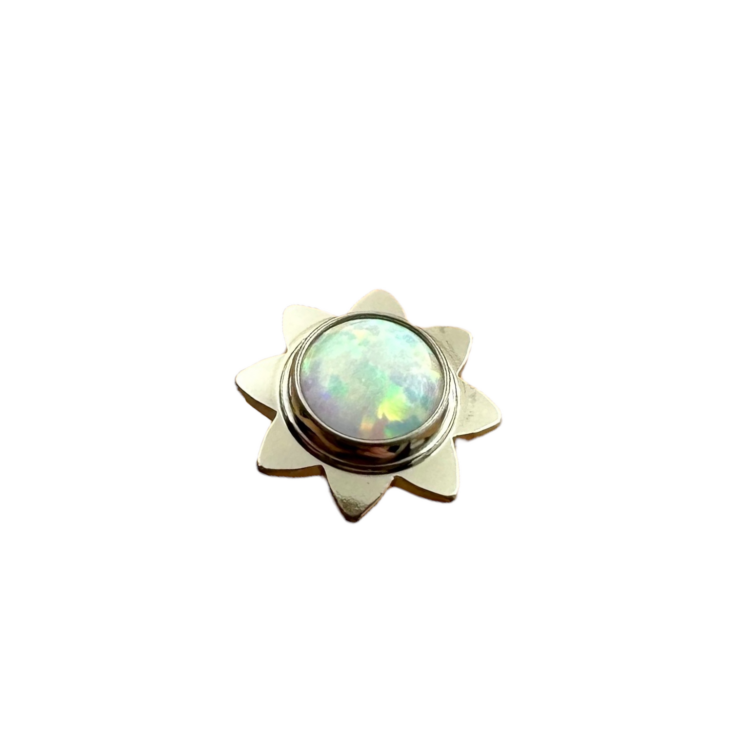 Sun Cabochon Bezel - Titanium