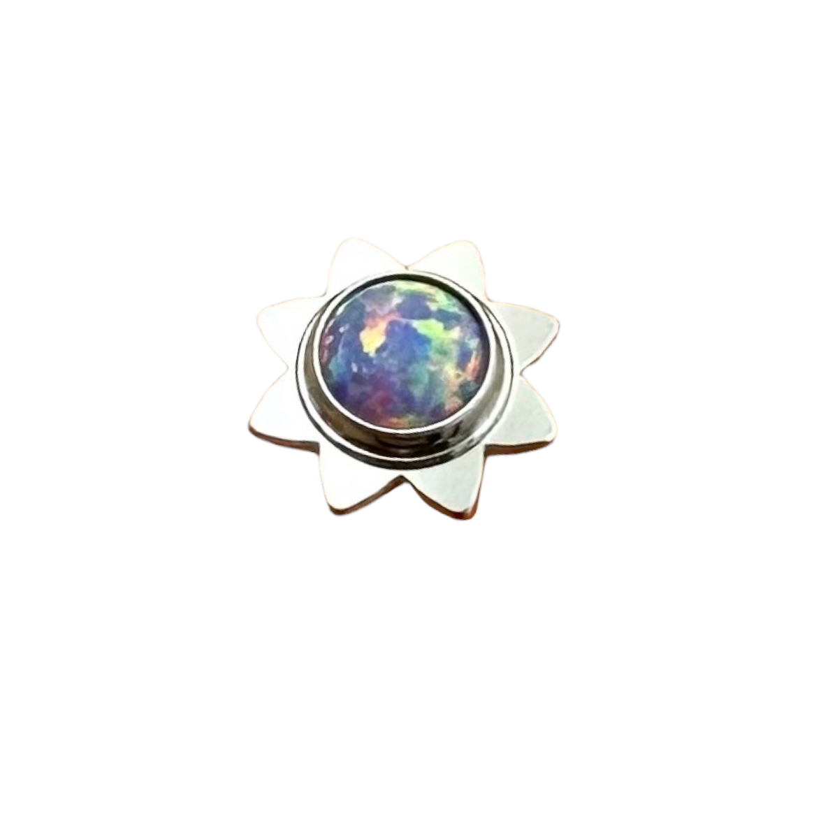 Sun Cabochon Bezel - Titanium