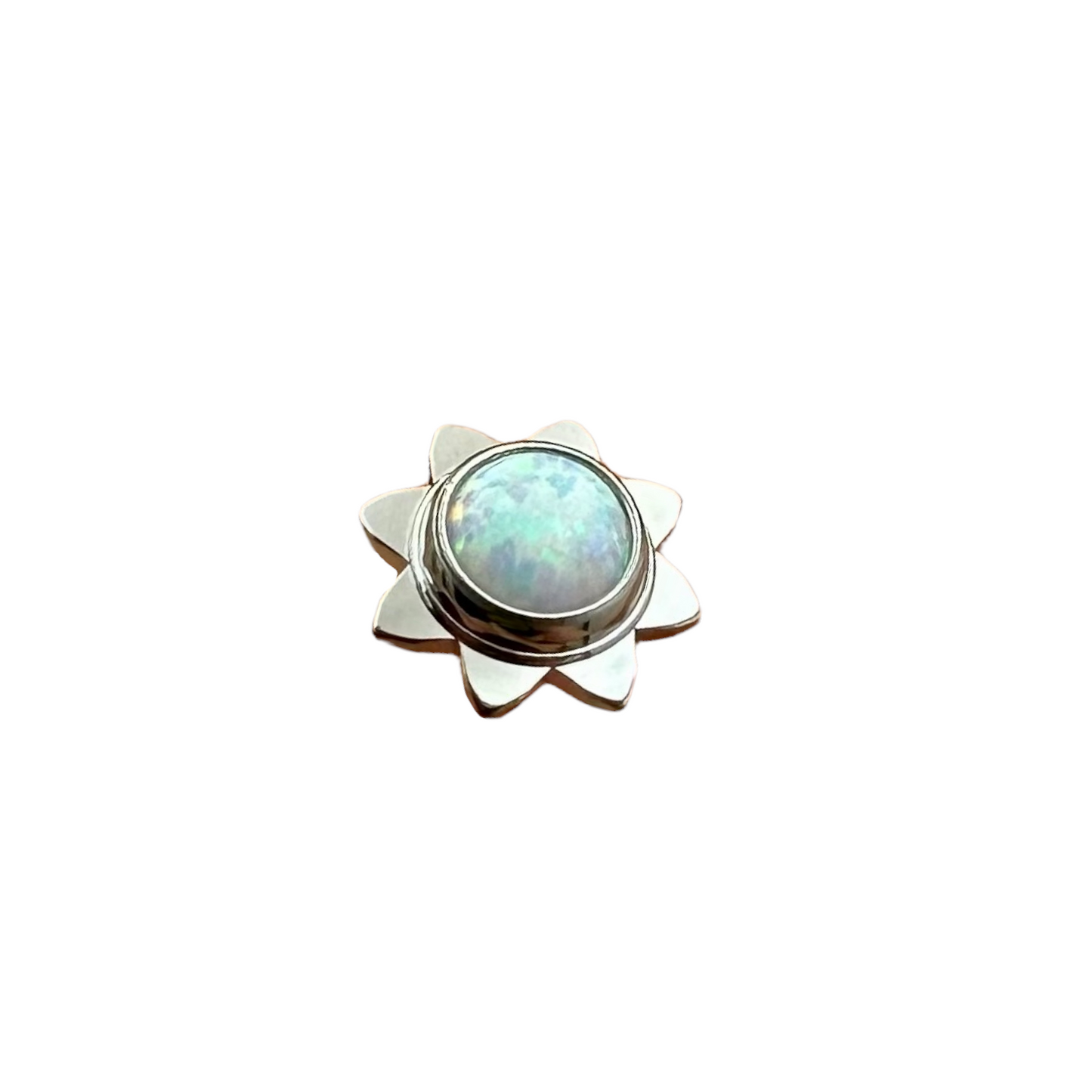 Sun Cabochon Bezel - Titanium