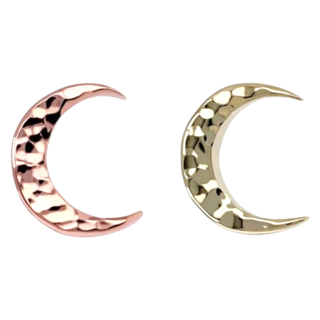 Hammered Crescent Moon
