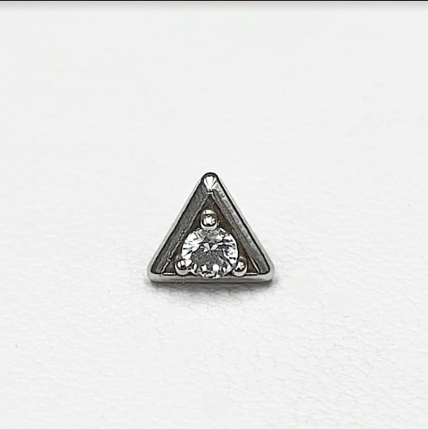 Triangle With Round Gem