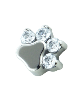 Paw Print With Gems
