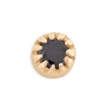 Scallop Bezel Set Gem