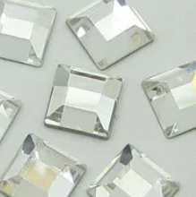 Tooth Gem - Swarovski Crystal - Square