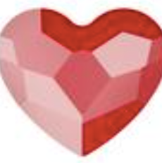 Tooth Gem - Swarovski Crystal - Heart