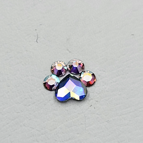 Tooth Gems - Swarovski Crystal - Paw Print