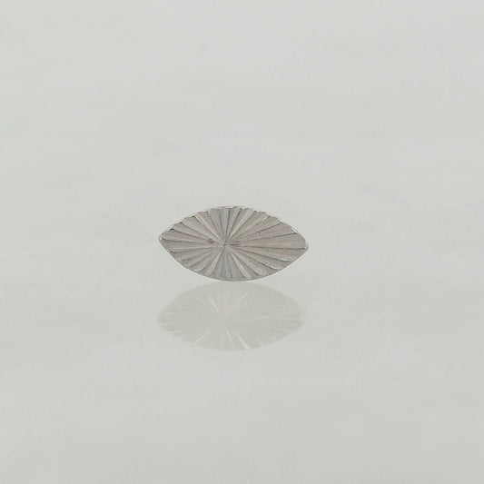 Laser Engraved Flat Marquise
