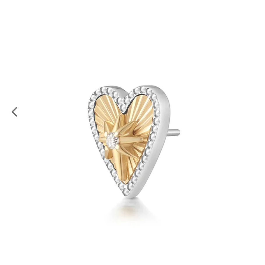 Petunia Fluted Heart