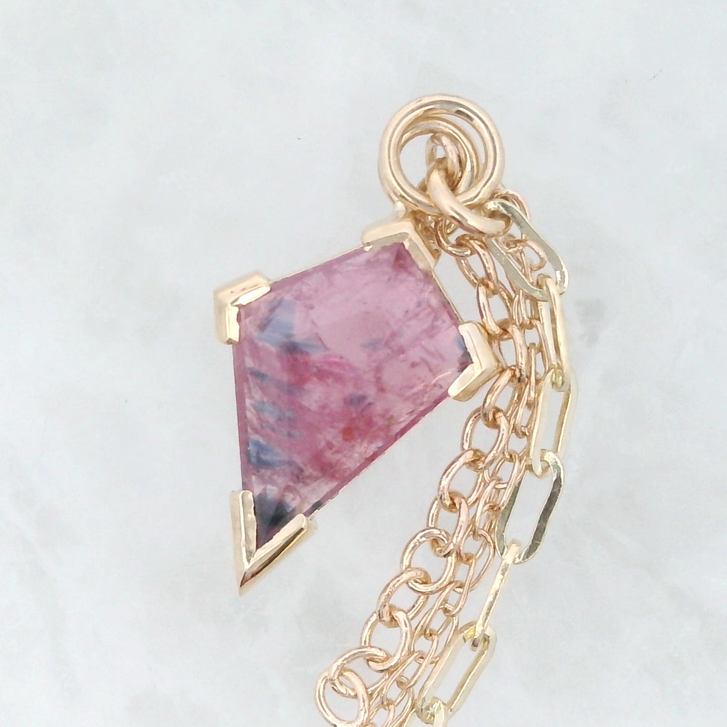 Chain Charm - Winza Sapphire Yellow Gold