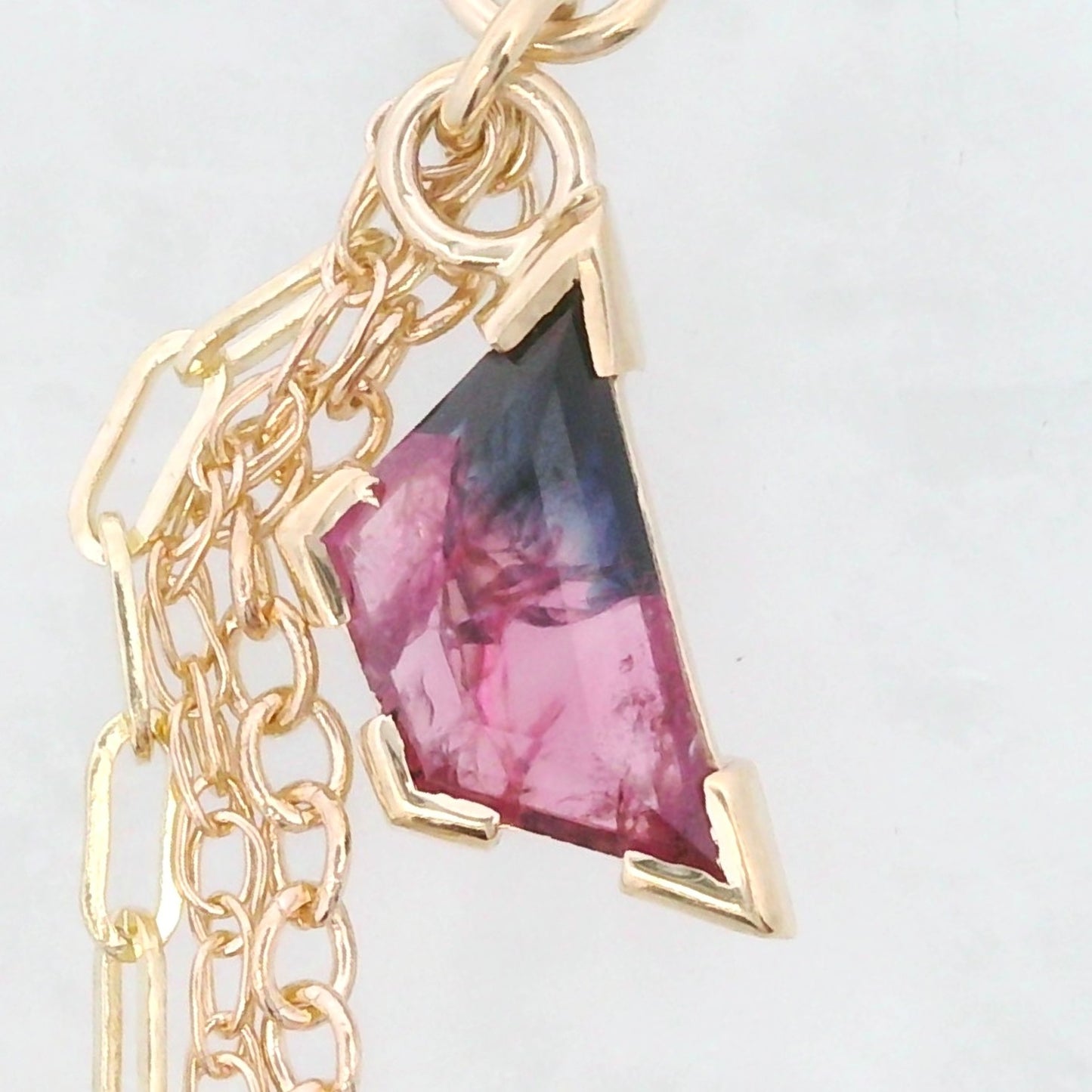 Chain Charm - Winza Sapphire Yellow Gold