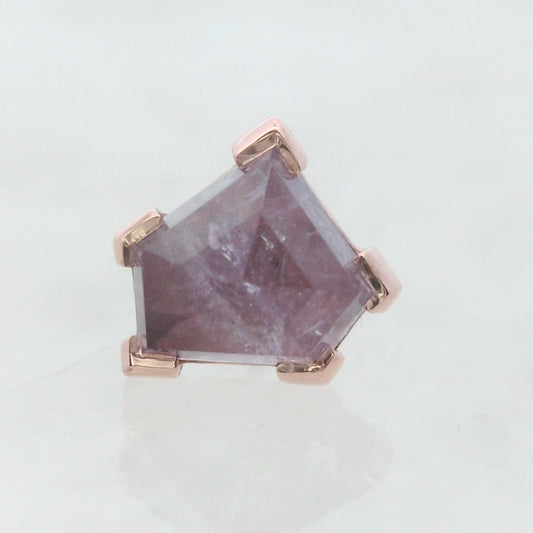 Soft Tone Lavender Spinel Rose Gold