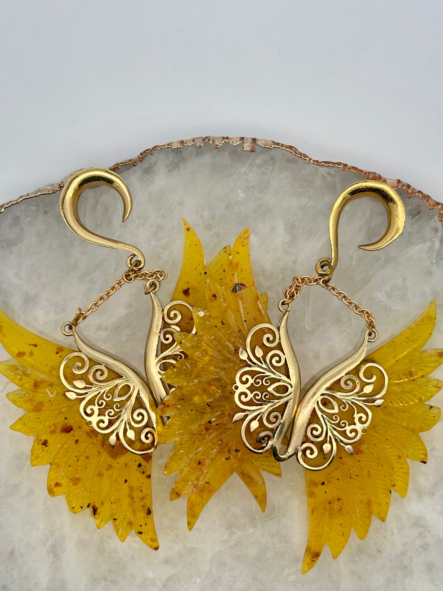 Amber Colored Butterfly