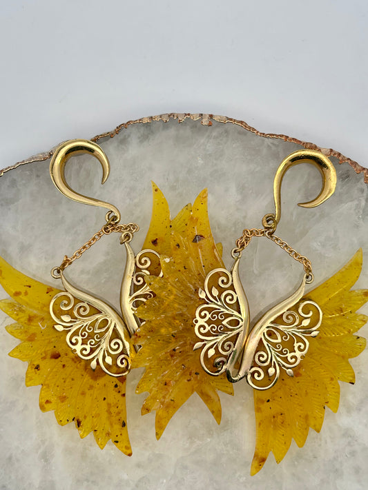 Amber Colored Butterfly