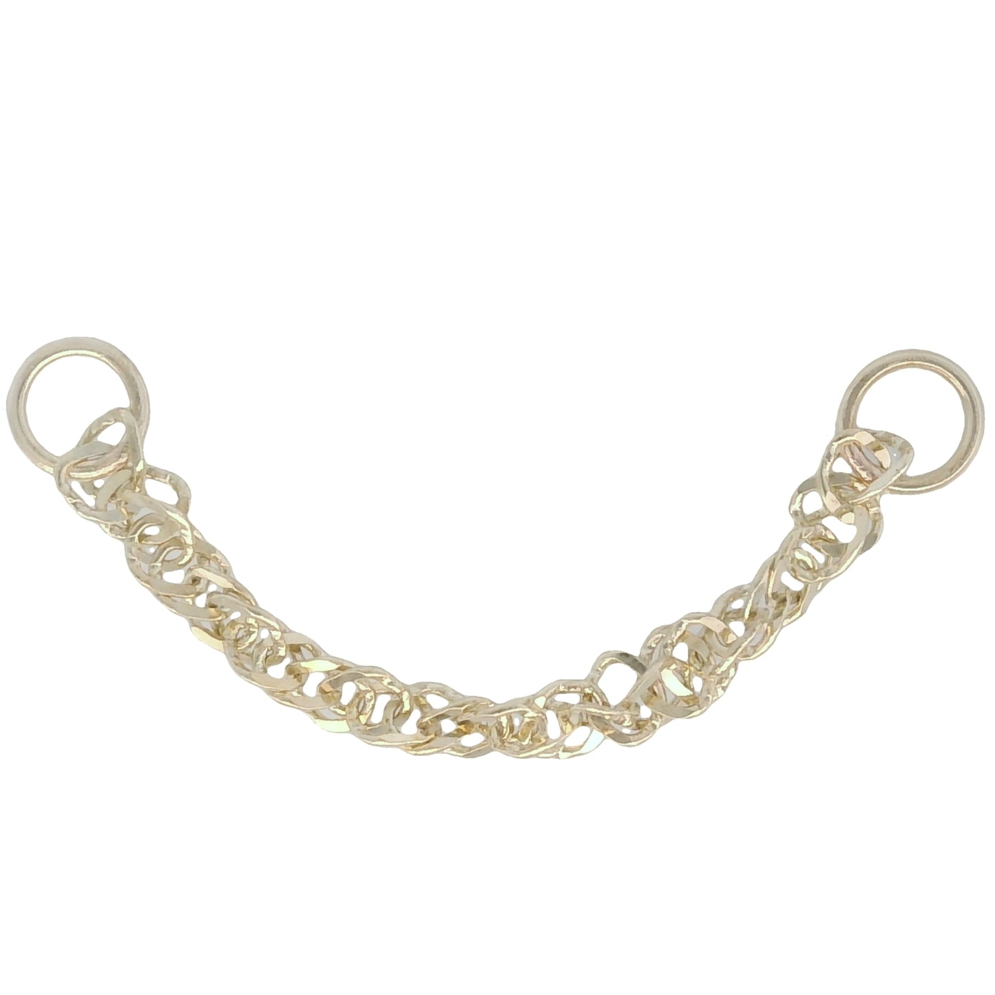 Singapore Chain 1.5mm - 14k Yellow Gold - Single Draping Chain