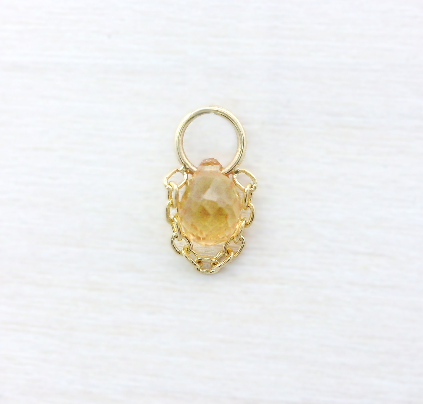 Briolette Charm
