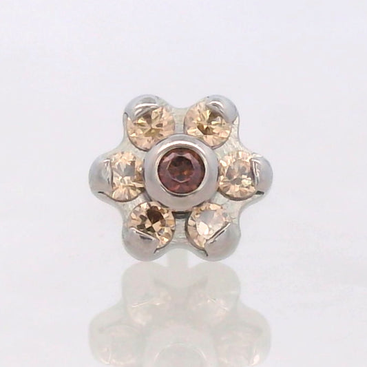 Flower 6 Petal - Faceted Gems - Threadless