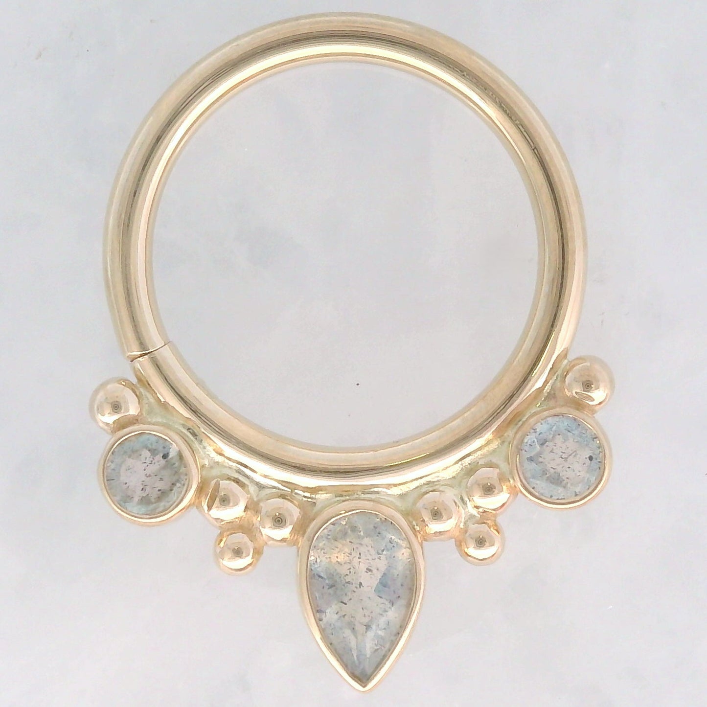 Eden Pear Seam Ring