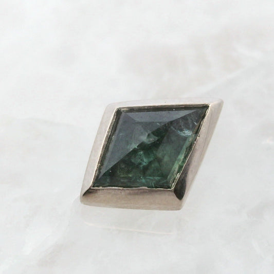 Blue Green Sapphire Kite Bezel