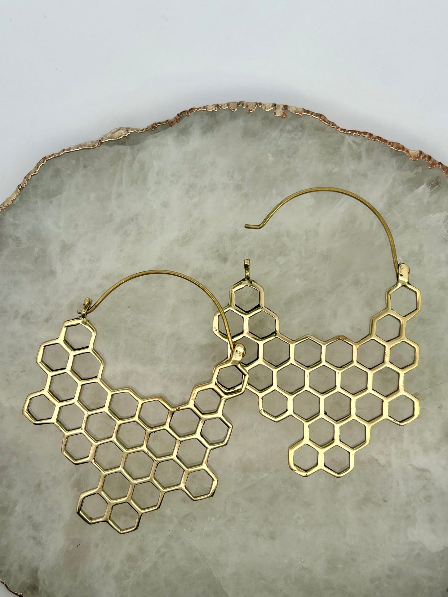 Honeycomb Earring