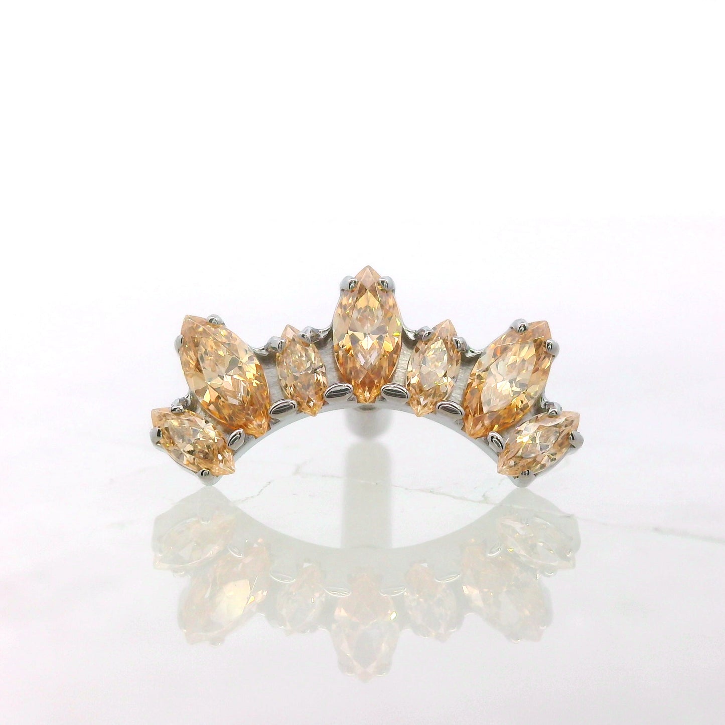 Nyx Marquise Faceted Gem Fan