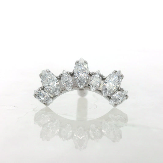 Nyx Marquise Faceted Gem Fan