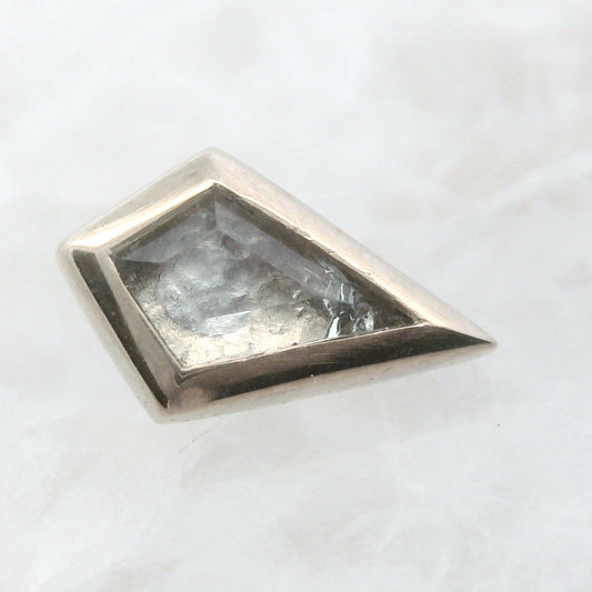 Aquamarine Kite Bezel End