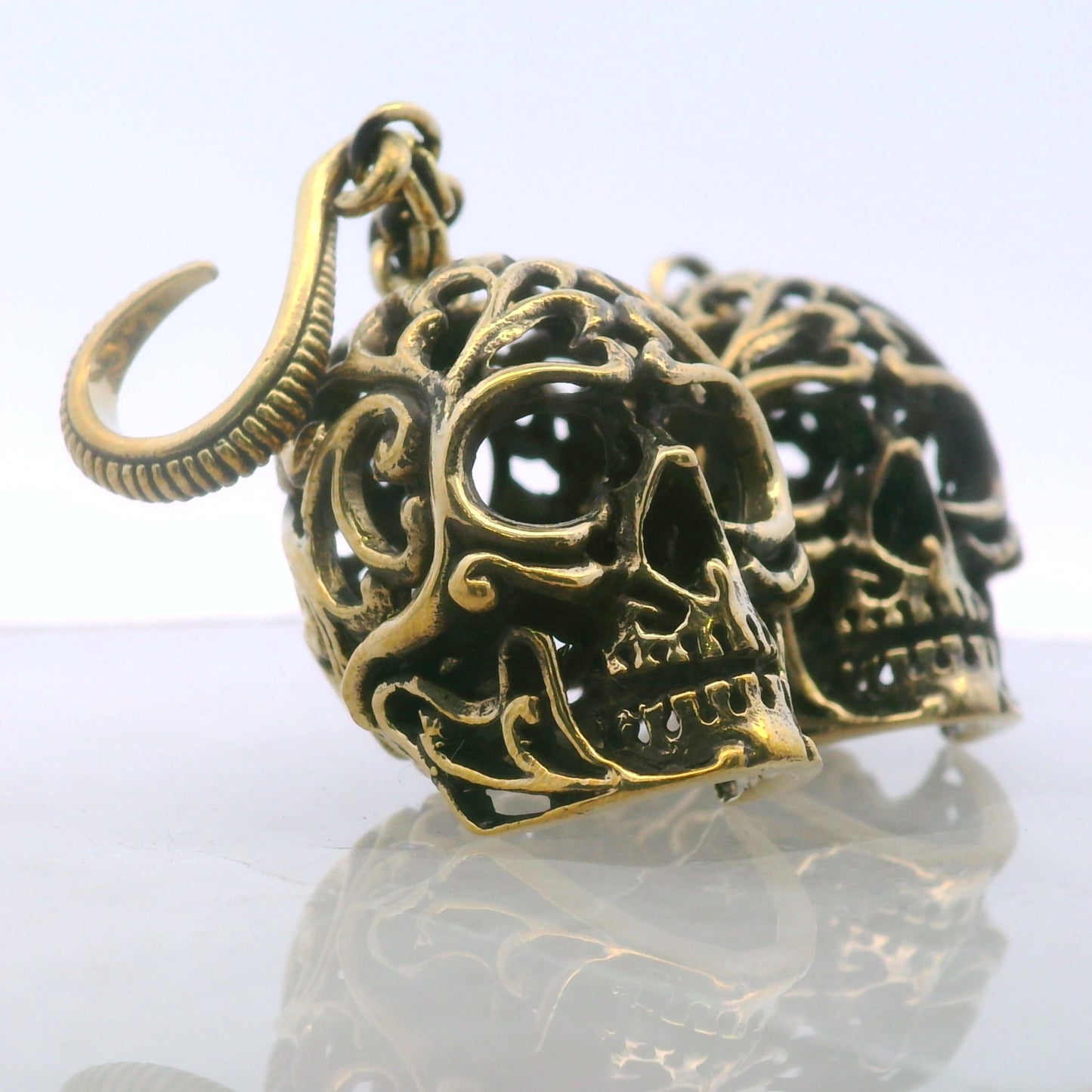 Patterned Skull Hanger