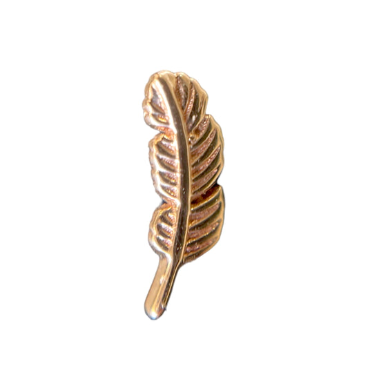 Discounted Large Rose Gold Feather