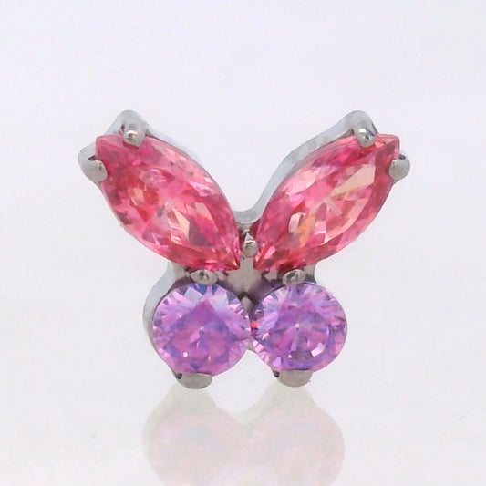 Gem Butterfly - Titanium
