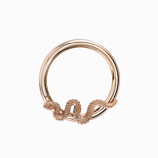 Delicate Snake Seam Ring