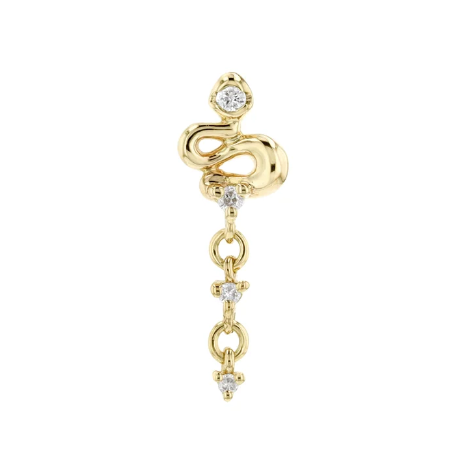 Viper Mini Tiny Diamond Rattle Tail