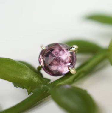 Freeform Oval Rose Cut Sapphire