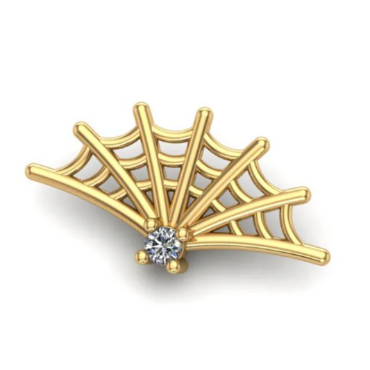 Spider Web with Gem Large