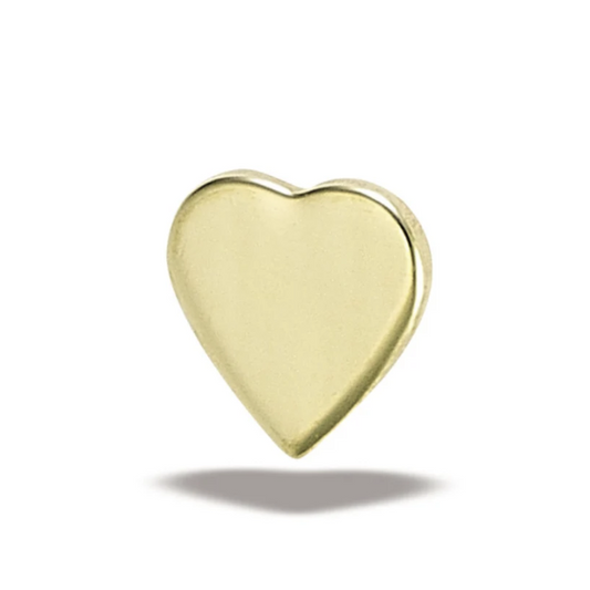 Polished Gold Heart