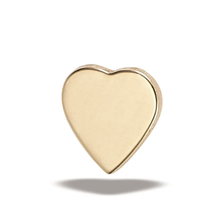 Polished Gold Heart