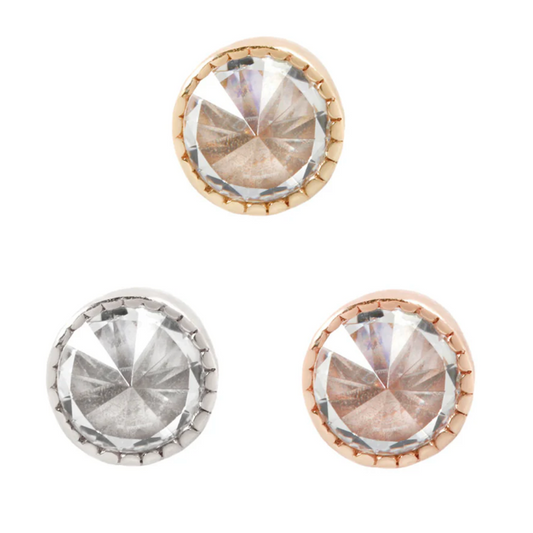 Milgrain Bezel with Reverse Set Gem