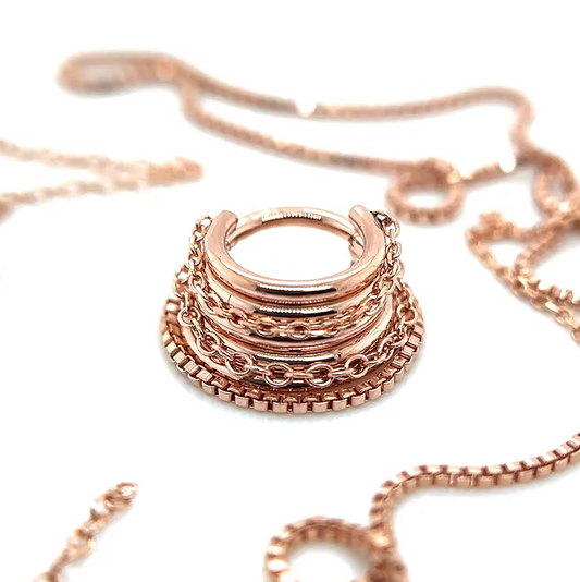 Gold Chained Quintuple Clicker