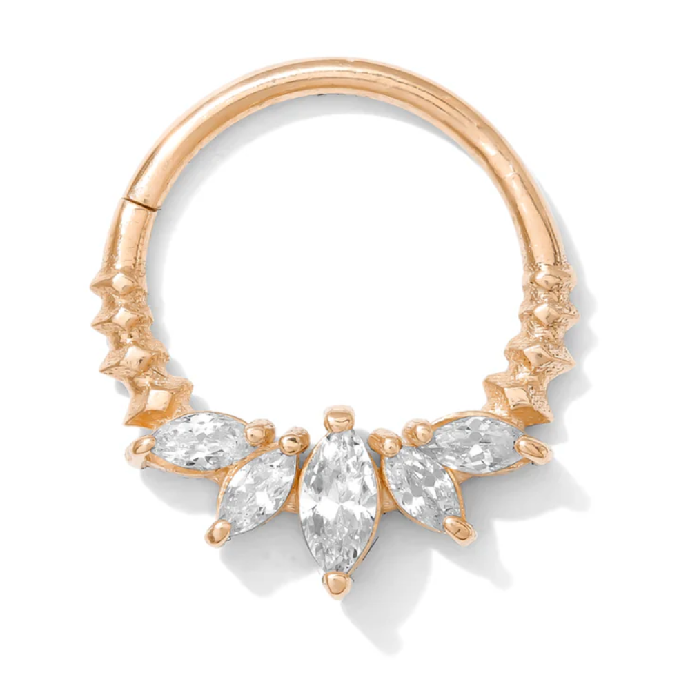 Lotus Bloom Continuous Ring